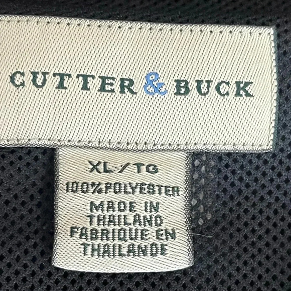 Cutter & Buck Pendleton Round-Up Windbreaker Golf‎ Vest Black Men's XL - Picture 7 of 7